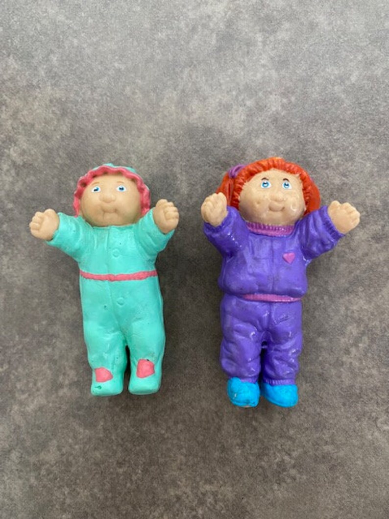 Vintage 1984 Cabbage Patch Kids Doll Mini Figures PVC Etsy