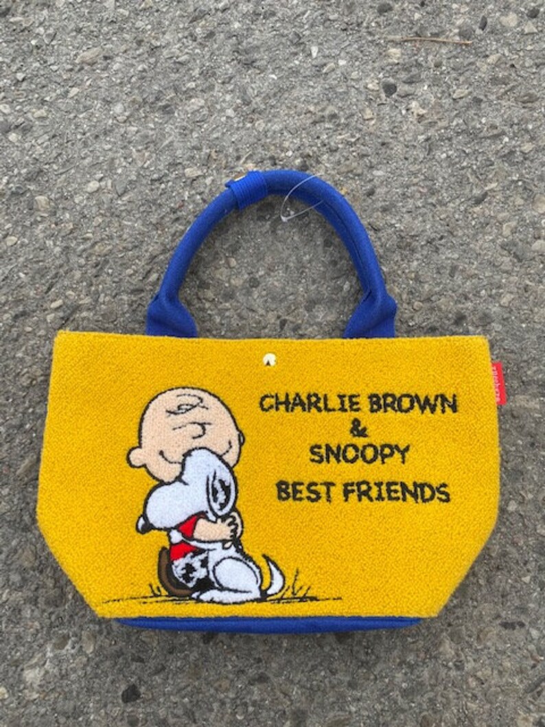 Peanuts Snoopy Charlie Brown Top Handle Purse