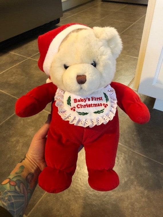my first christmas teddy bear