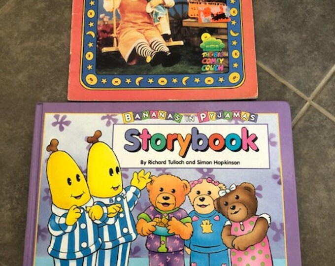 Vintage Big Comfy Couch and Bananas in Pajamas Story Kids Etsy