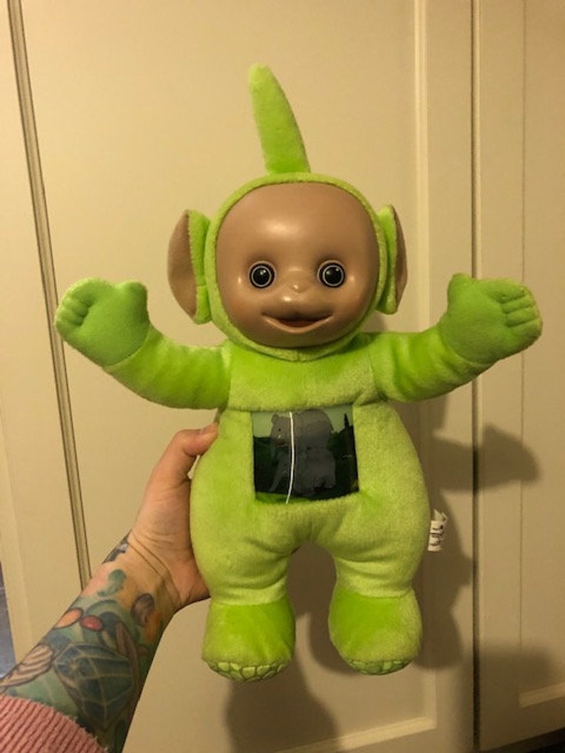 Teletubbies Green Dipsy Plush Doll Elephant Tummy | Etsy