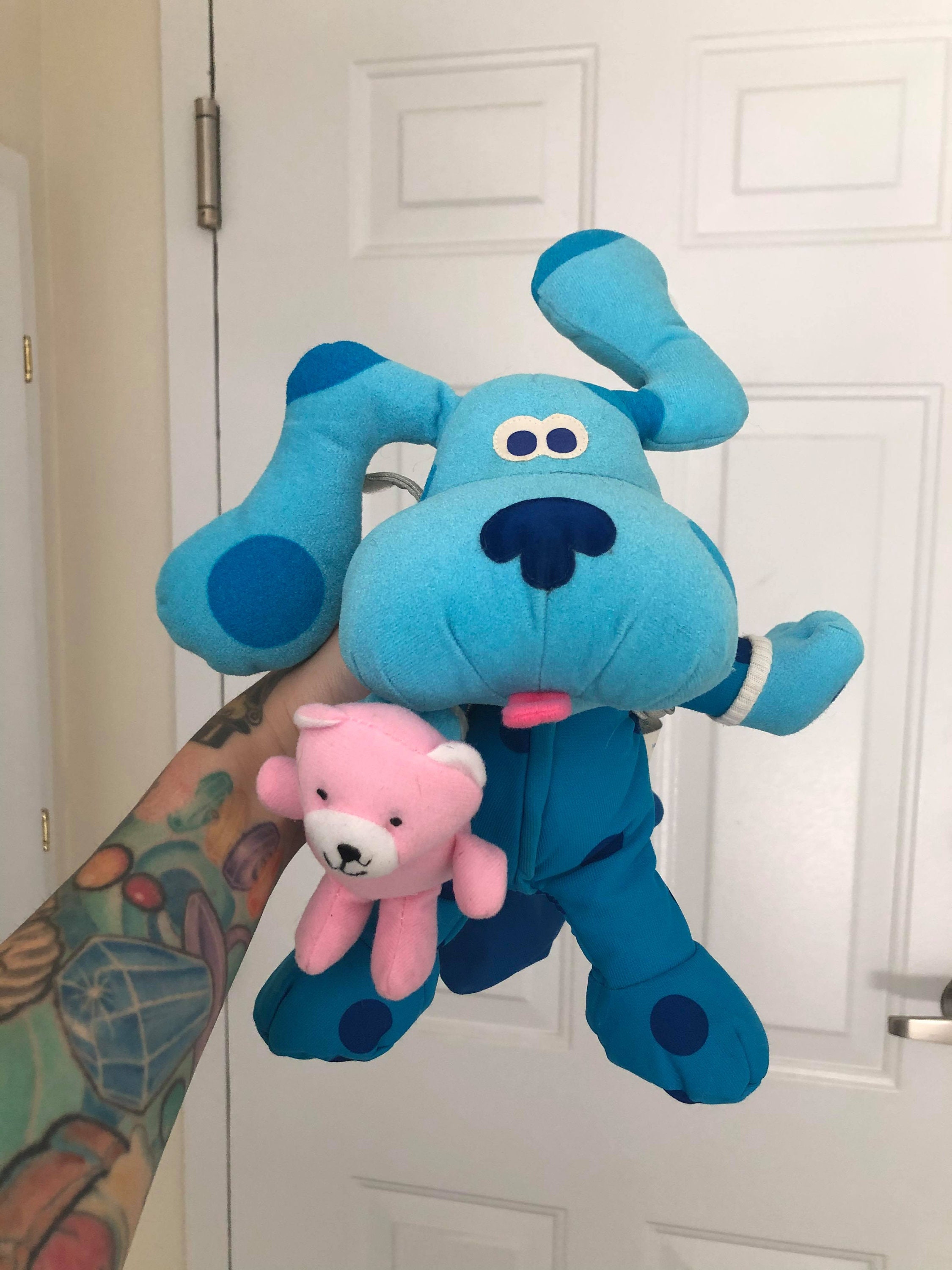 Blues Clues Bed Time Pajamas Teddy Bear Plush Toy Custom Etsy
