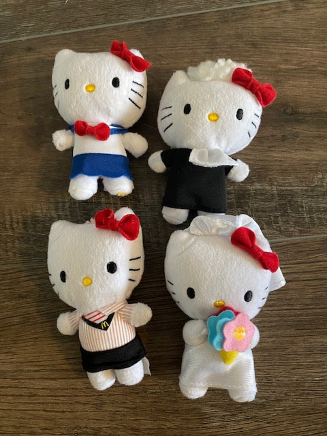 Mcdonalds Hello Kitty Plush Toys 4 Included 4 Etsy