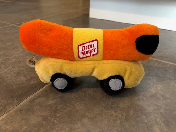 stuffed hot dog toy