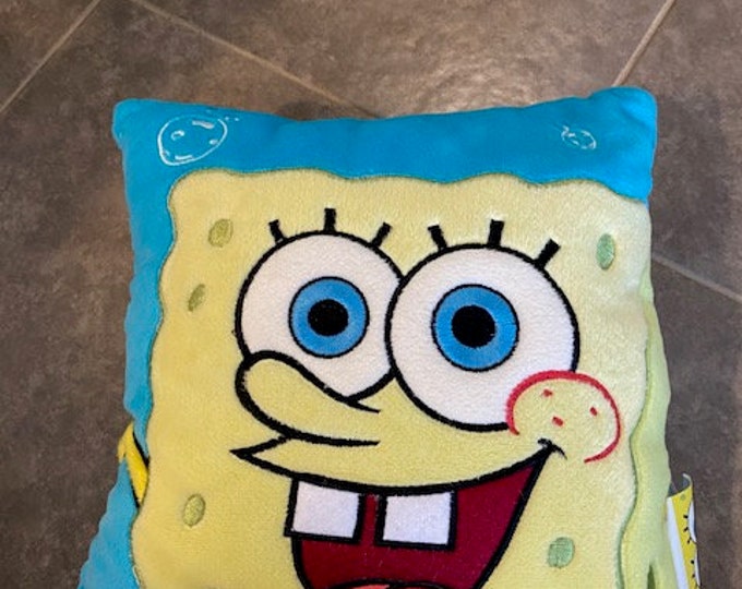 Nickelodeon Spongebob Squarepants Pillow Etsy