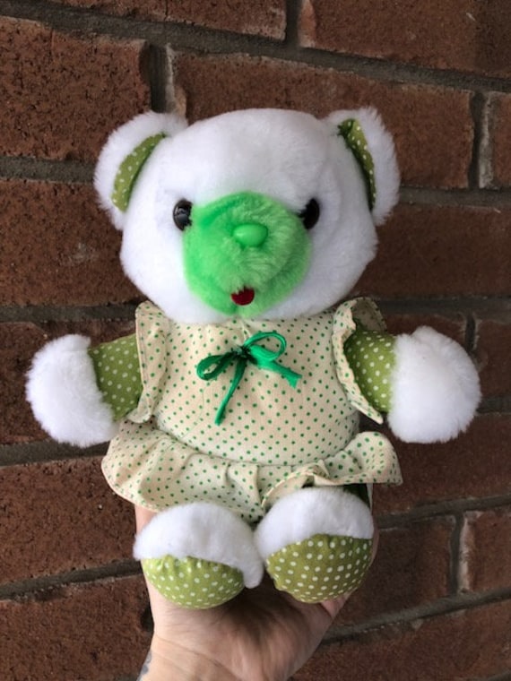 lime green teddy