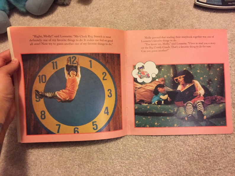 1997 The Big Comfy Couch Lets Play A Game Childrens Book Etsy