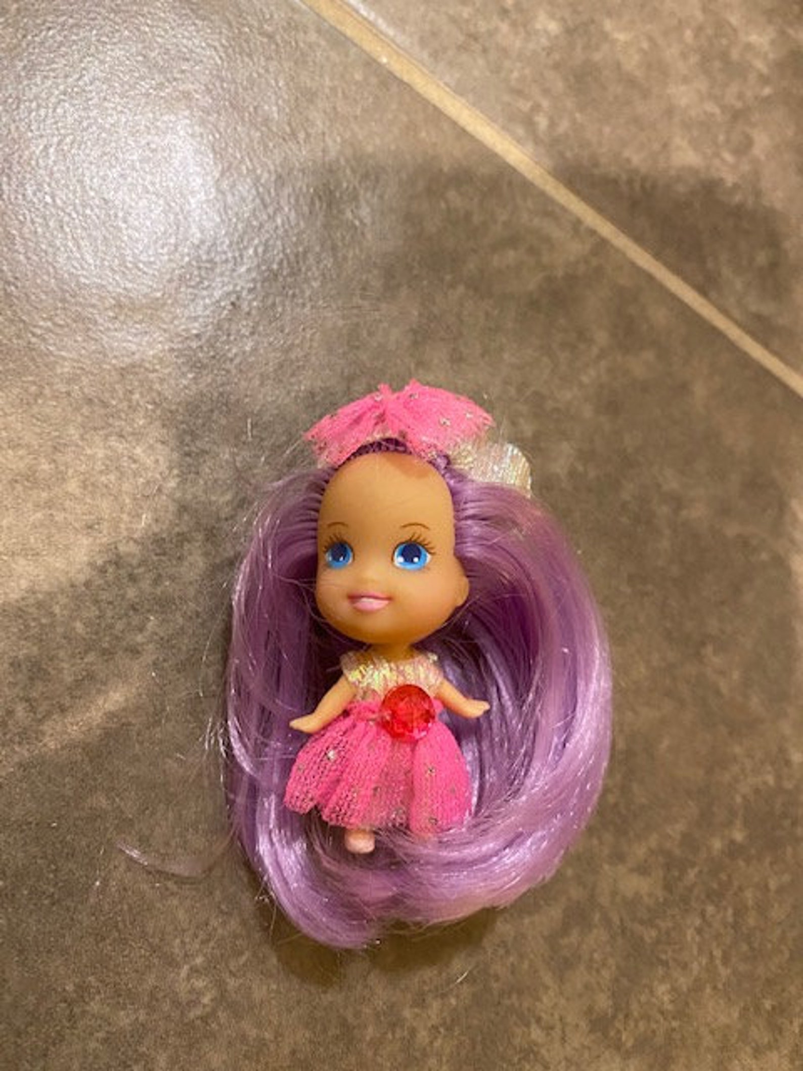Vintage Liddle Kiddles Doll Purple Hair Tyco 1994 Etsy