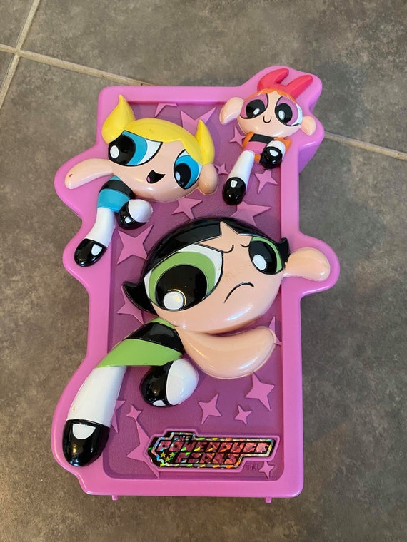 2000 flying color toys Powerpuff girls box Plastic