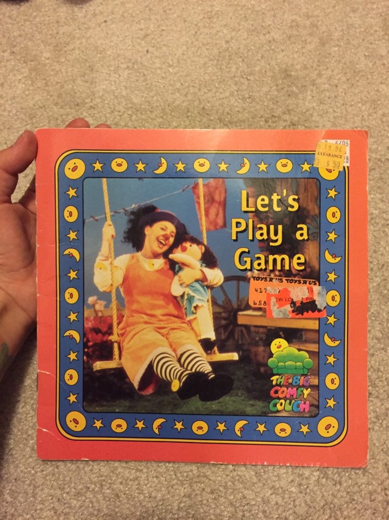1997 The Big Comfy Couch Lets Play A Game Childrens Book Etsy