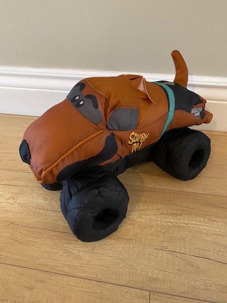 Monster Truck Jam Scooby Doo Nylon Truck Plush Toy Etsy