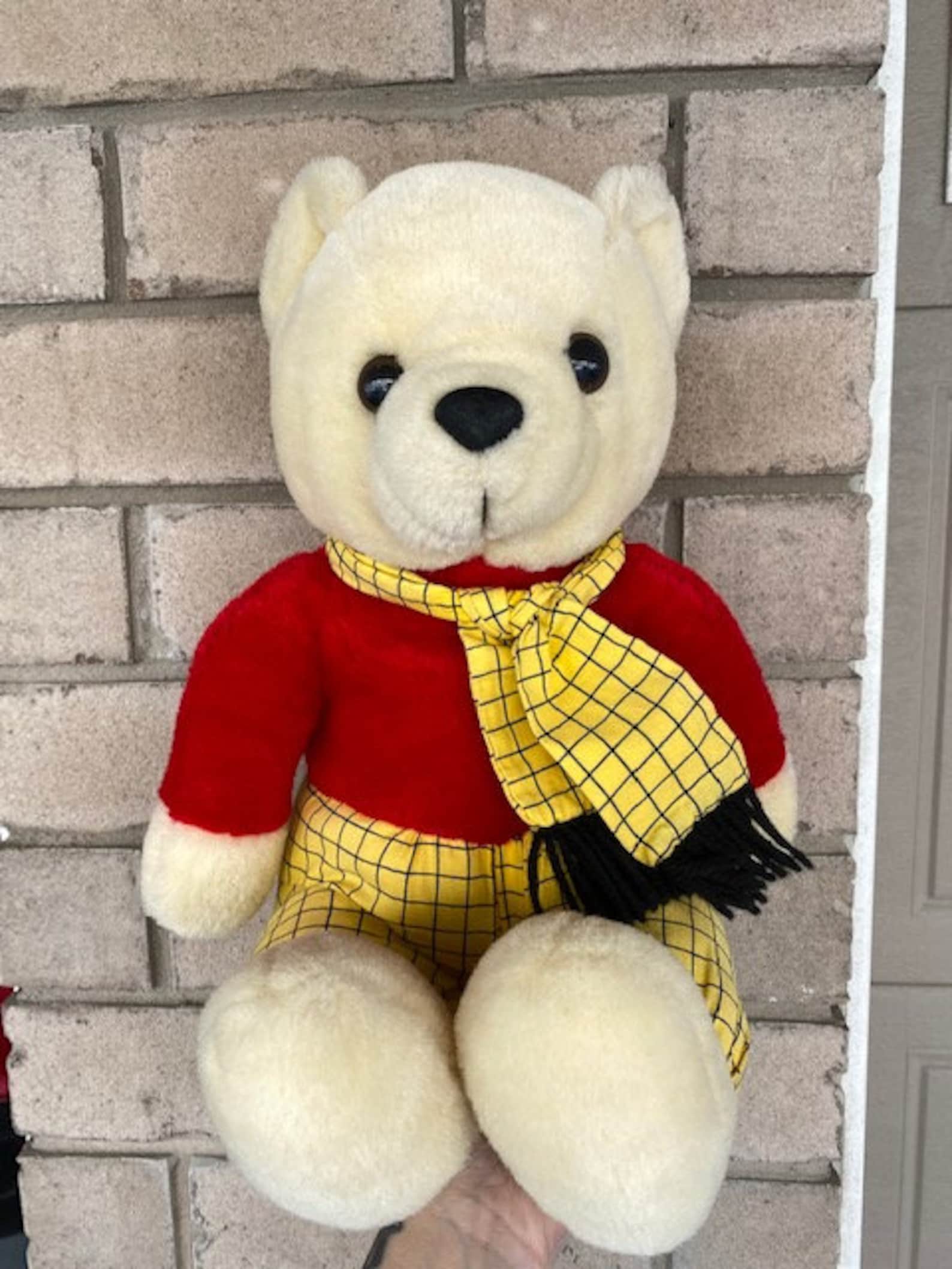 VINTAGE Rupert Bear by RETRO 1992 Soft plush Toy Collectable Etsy