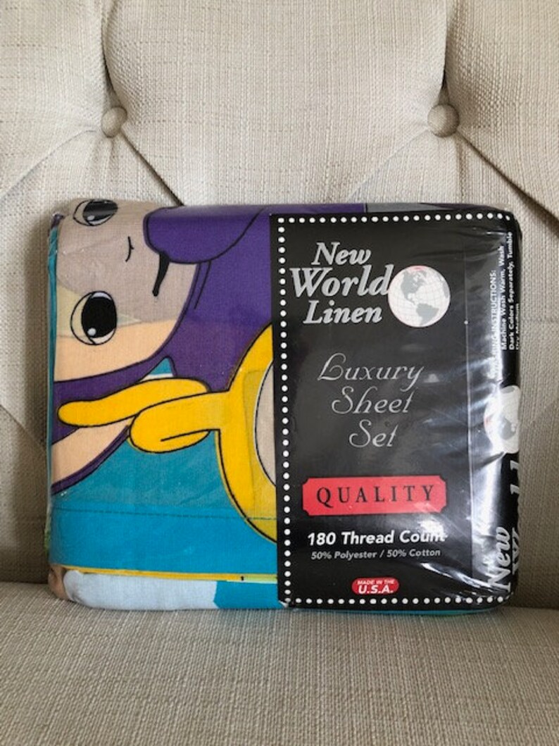 Bettlaken Vintage Teletubbies Blatt Komplette Set Twin Size Bettw