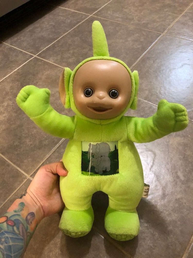 Teletubbies Green Dipsy Peluche Doll Elephant Tummy Etsy