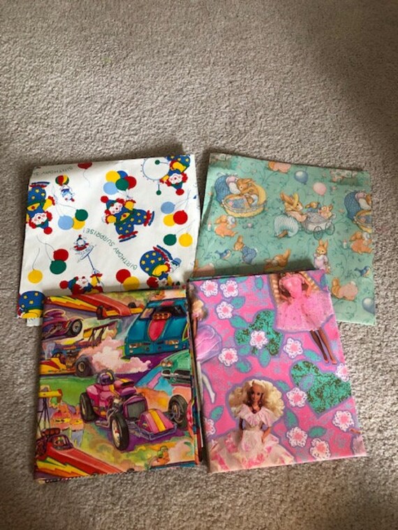 barbie wrapping paper