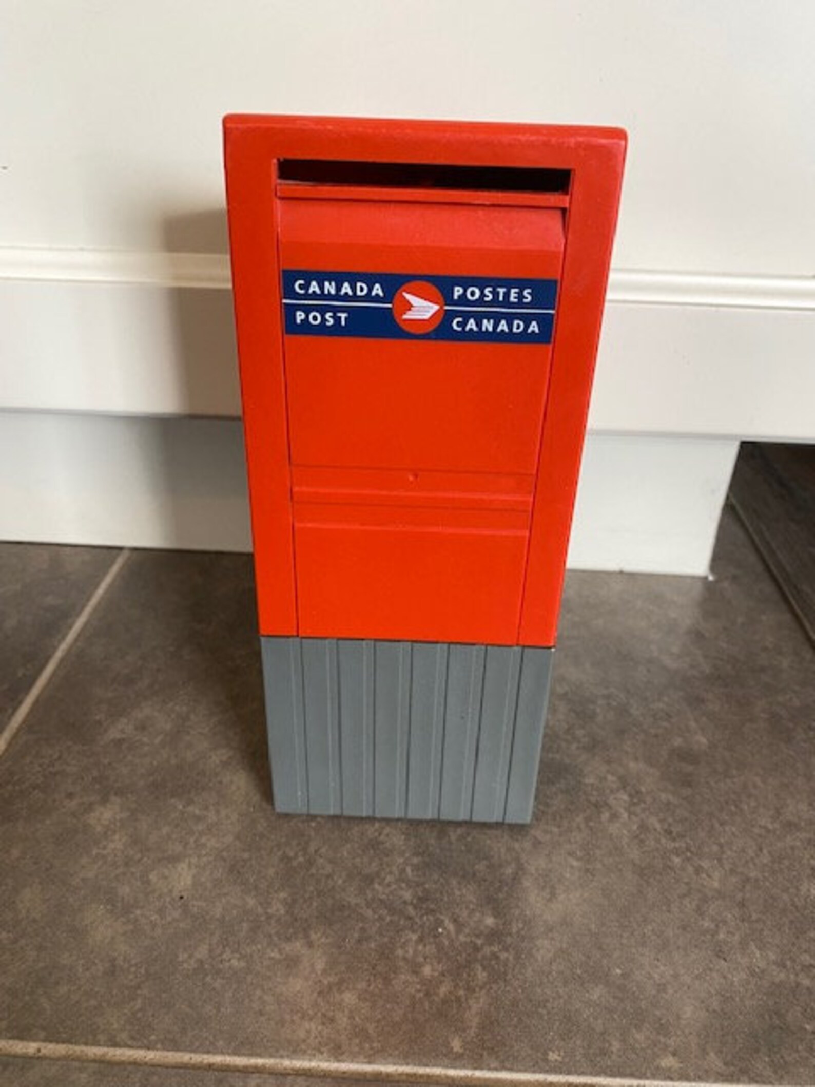 Vintage 90s Canada Post Street Corner Mailbox Piggy Savings Etsy
