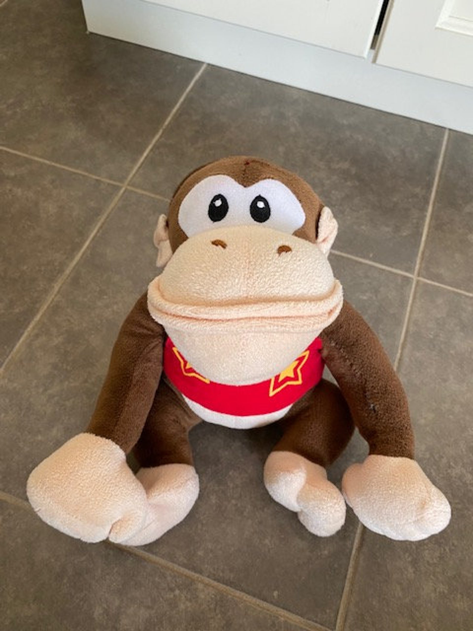 Nintendo Super Diddy Kong peluche giocattolo Etsy