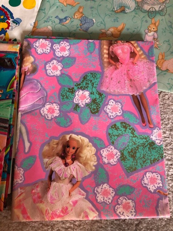 barbie gift wrap