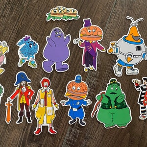 19 Mcdonalds Grimace Vinyl Lunch Bag Etsy