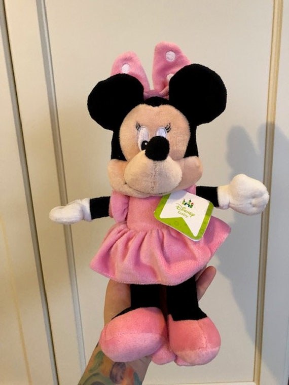 minnie mouse plush rattle