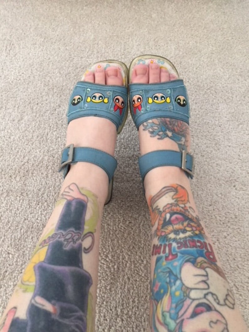 Vintage Power Puff Girls Sandals Girls size 2