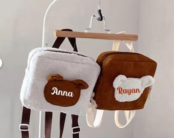 Rugzak, kleuterschooltas, kinderdagverblijf, gepersonaliseerd met voornaam, gepersonaliseerde schooltas, school, kinderdagverblijf, kind, babykamer