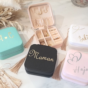 Gepersonaliseerde sieradendoos, cadeau-idee voor een feest, vrouw, meisje, kind