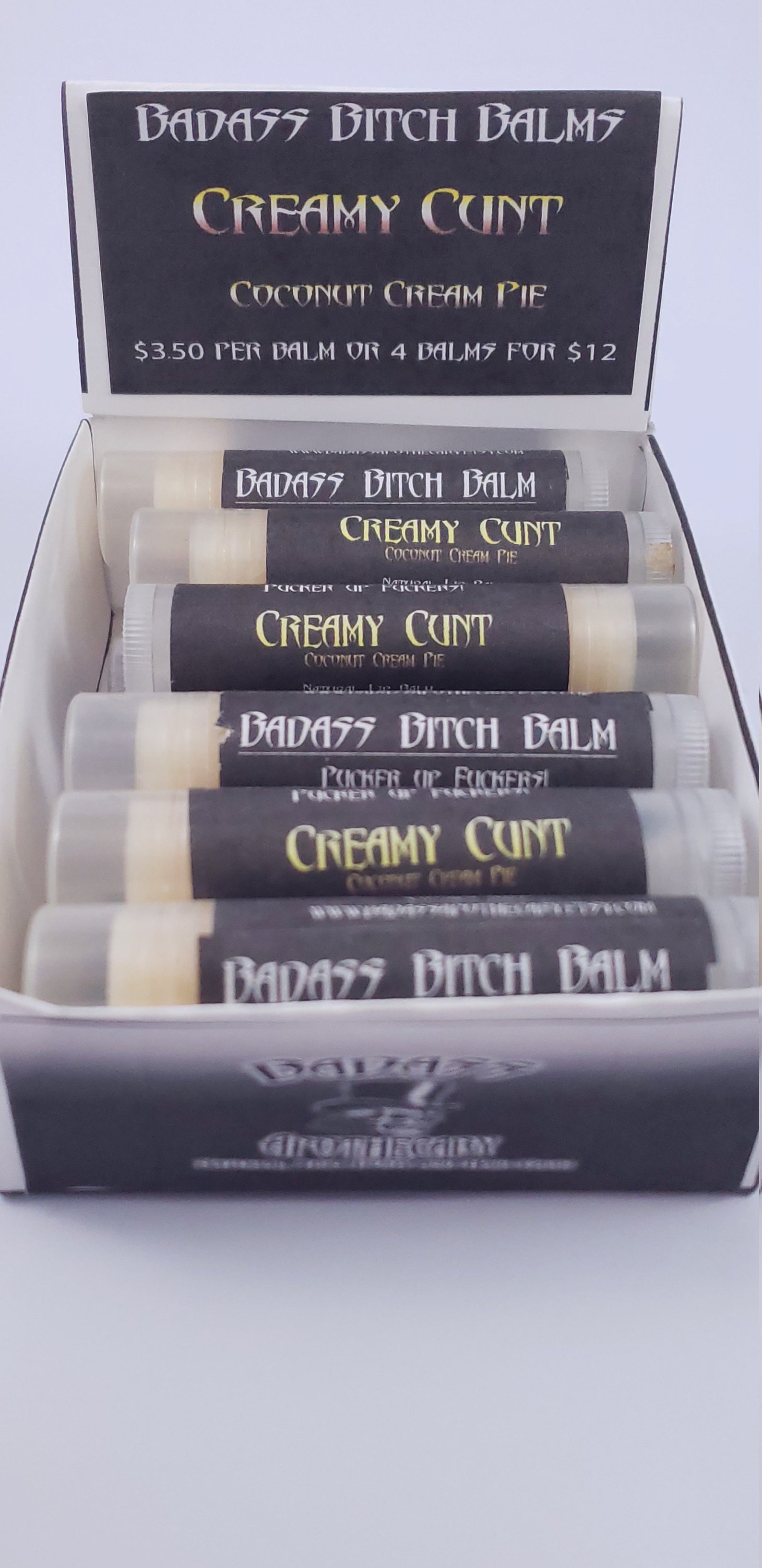 Coconut Cream Pie Lip Balm creamy Cunt Lip Balm Natural Lip Balm