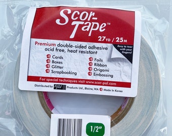 Scor-Tape 1/2' papercrafting tape/scrapbooking adhesive