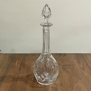 19th Century St. Louis &#39;Cerdagne&#39; French Crystal Decanter