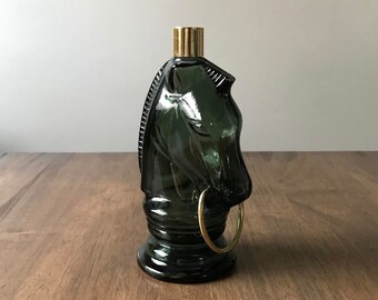 avon horse head cologne bottle