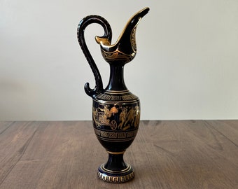 Greek Spyropoulos 24k Gold Handmade Porcelain Vase