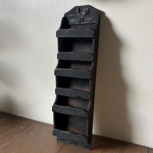 Handmade Primitive Wooden Wall Organizer Shelves