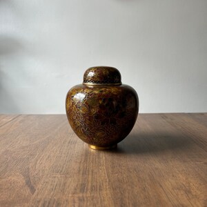 Antique Chinese Cloisonné Ginger Jar image 3