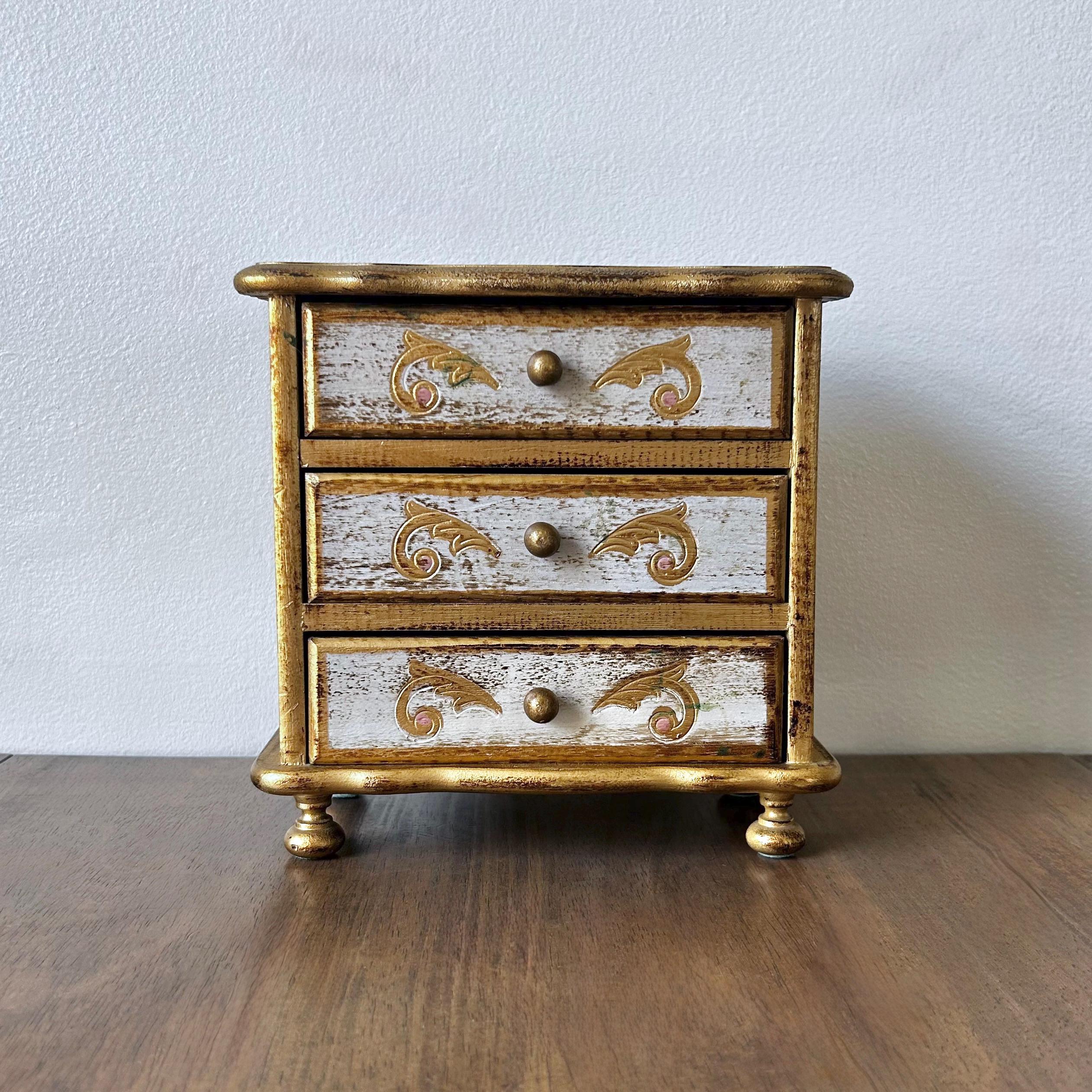 Antique Gold Gilded Box - Etsy