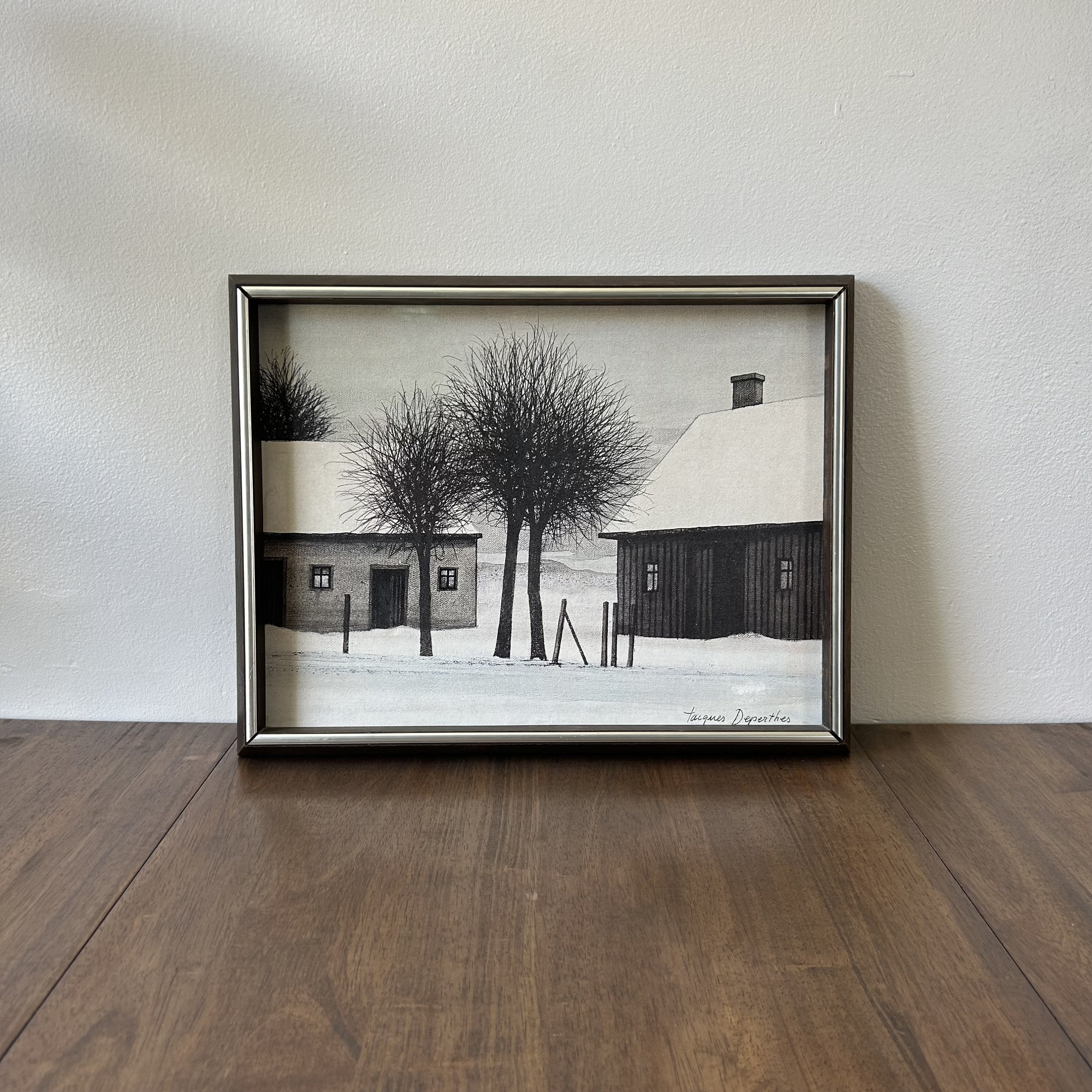Jacques Deperthes Signed and Framed Lithograph - Etsy