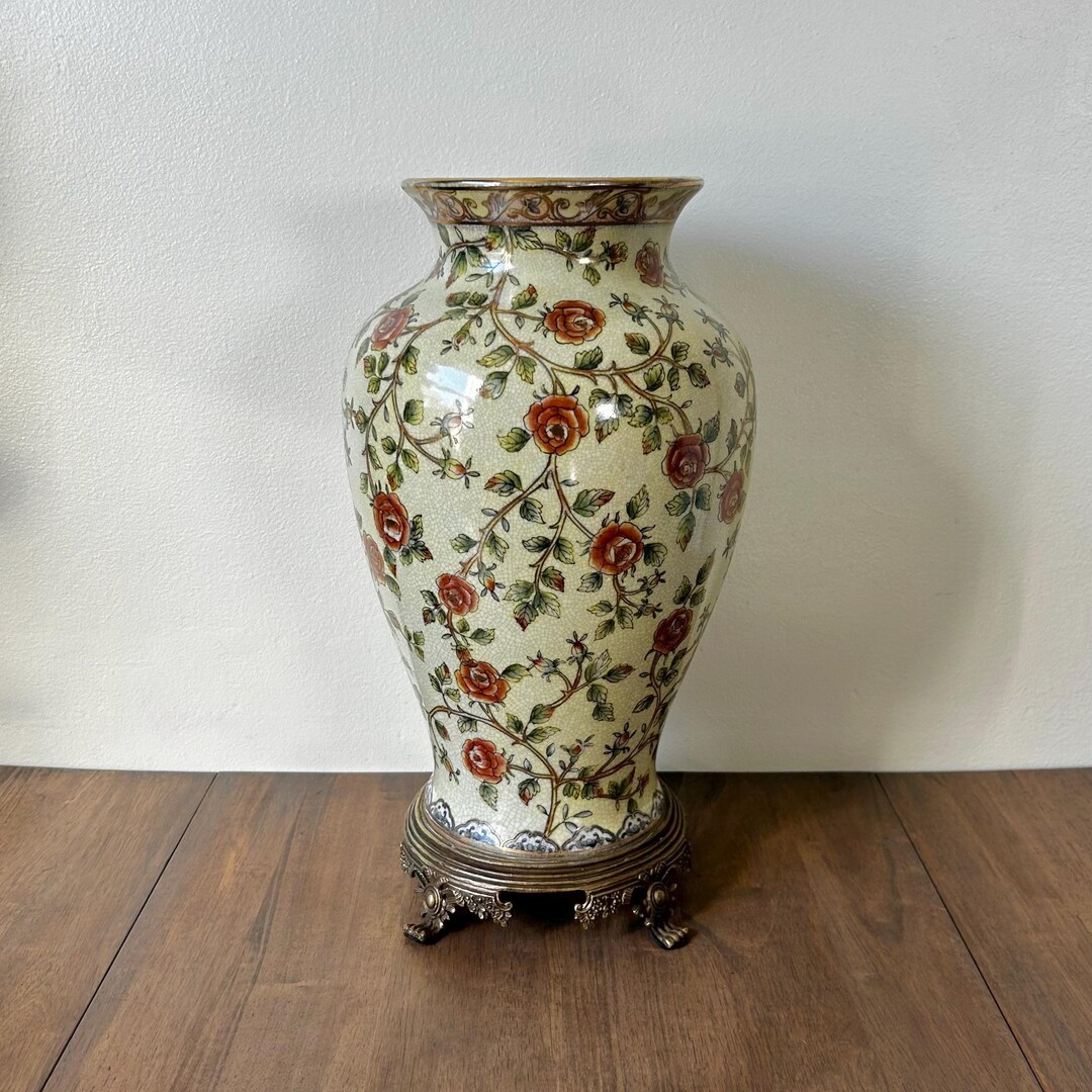 Antique French Louis XVI Belle Époque Hand-painted Porcelain Vase ...