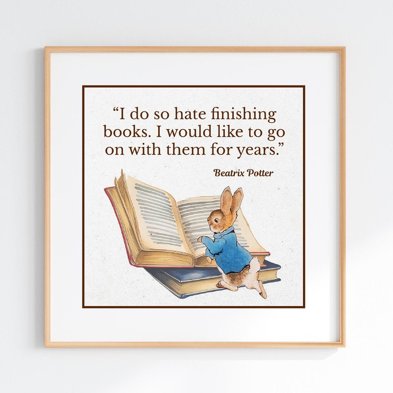 Peter Rabbit Quote - Etsy