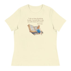 Cute Peter Rabbit Women&#39;s Relaxed T-Shirt - Peter Rabbit Gift - Gift for Her