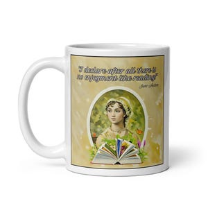 Pride and Prejudice Quote Mug: Jane Austen Book Lover Gift
