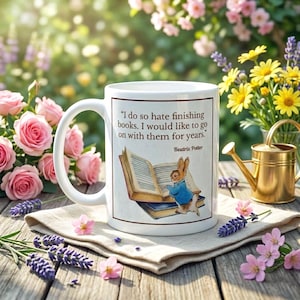 Peter Rabbit Quote Coffee Mug - Beatrix Potter Gift