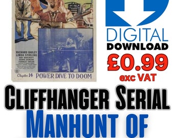 Manhunt of Mystery Island 15 Chapters 1944 - Digital Download