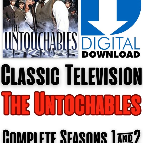 The Untouchables TV Series - Complete Series 1&2 - 60 Episodes -  Digital Download