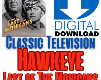 Hawkeye and the Last of the Mohicans TV Serie - Komplette 39 Folgen - Digitaler Download - Lon Chaney Jr