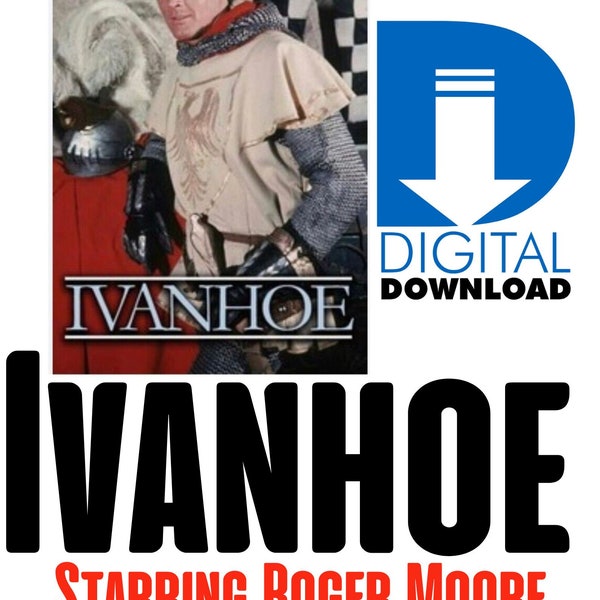 Ivanhoe - Cult TV Series - Roger Moore 36 Episodes - Digital Download