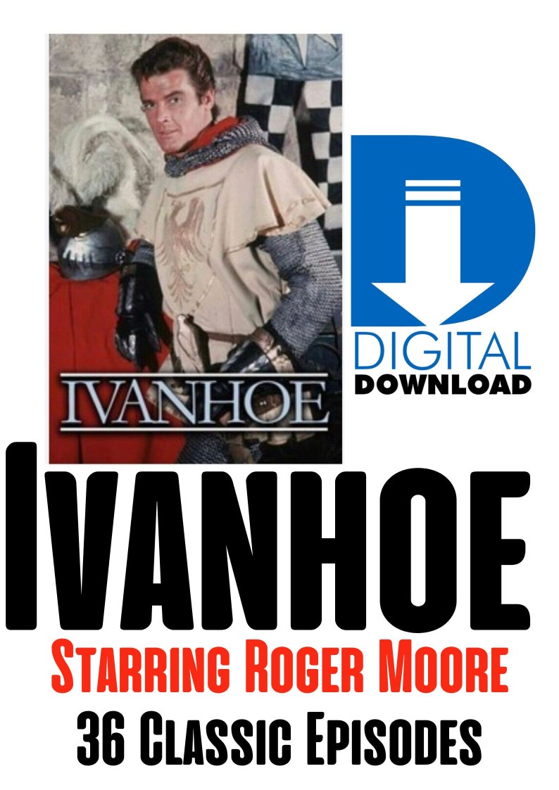 Ivanhoe Kult TV Serie Roger Moore 36 Folgen Digital Download Bild 1