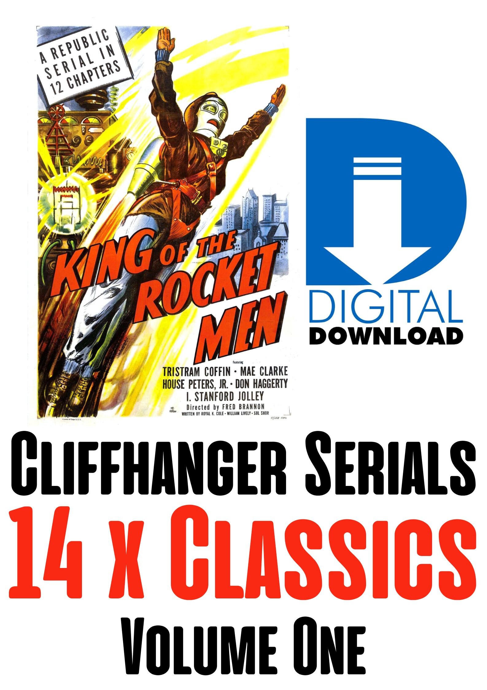 14 X Classic Cliffhanger Serials Digital Download - Etsy