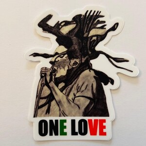 BOBMARLEY ONELOVE STICKERS