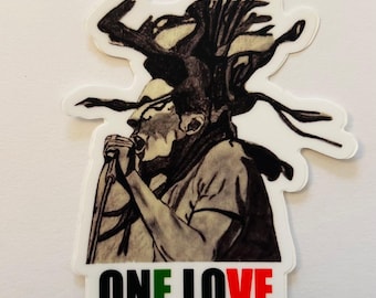BOBMARLEY ONELOVE STICKERS