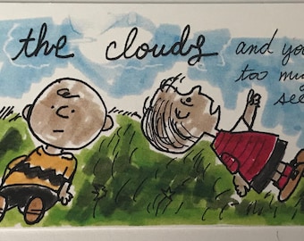 Read The Clouds, Charlie Brown